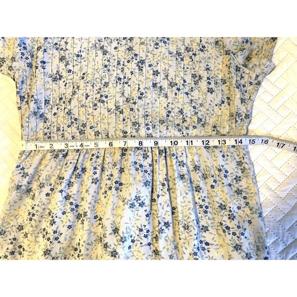 VTG Liz Claiborne Flower Cottagecore Dress Teacher Miss Honey Vintage Matilda - Picture 6 of 10